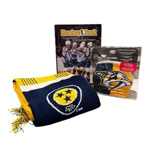 Nashville Predators Smashville NHL Fan Starter Kit - Book, Scarf, Mask - New 472